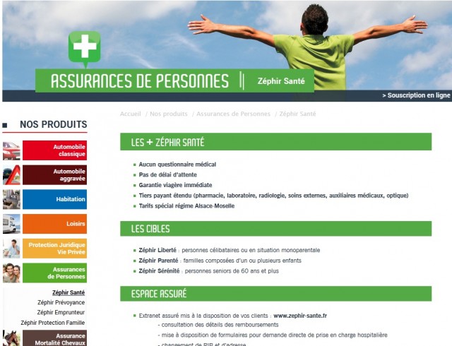 Zephir Groupe Zephir : Infos sur l'Assurance Santé mutuelle